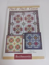 Heatherworks Quilt Pattern DUCK DUCK GOOSE 55&quot;x55&quot; HW110 Carol Porter - $9.98