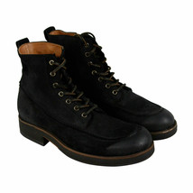 Frye Rainer Workboot Mens Black Suede Work Lace Up Boots Shoes 11.5 NEW - £260.62 GBP