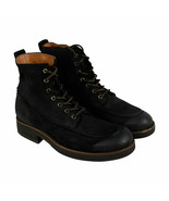 Frye Rainer Workboot Mens Black Suede Work Lace Up Boots Shoes 11.5 NEW - $2,960.00 MXN