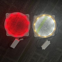 2X Cornhole Ring Lights 6&quot; Red White Blue Lamp For Corn Hole Bean Bag To... - $37.99
