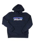 Patagonia P-6 Logo Uprisal Hoodie Men’s Size Medium Blue Regular Fit Out... - $40.73 CAD