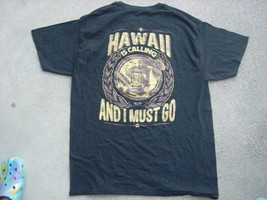  mens t shirt size large, black. Hawaii is calling and I must go! - £19.58 GBP