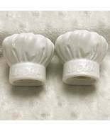 Vintage &quot;Le Chef&quot; Mini Chef Hat Salt &amp; Pepper Shakers-NEW, NEVER USED - $24.30 CAD