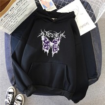 Hip Hop Women Hoodies Streetwear Japanese   Print Hoodie Sweatshirt Winter Pullo - £49.16 GBP