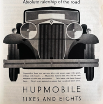 1930 Hupmobile Sixes And Eights Advertisement Automobilia Three Leaders ... - $559.01 MXN