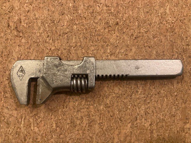 Vintage U.S in DIAMOND LOGO Bicycle Monkey Wrench 5-1/2&quot; Made in USA - $12.50
