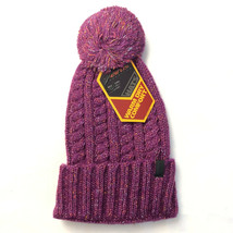 Seirus Innovation The Foliage Beanie Hat Pom Knitted Slouchy Purple One ... - £6.25 GBP