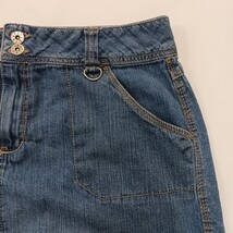 Faded Glory FL39101BD Women's Blue Cotton Denim Skirt Size 12 Waist 32" image 14