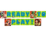 Toy Story Ready To Play Banner Birthday Party Supplies 8.5 Foot Plastic New - £2.95 GBP
