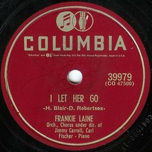 Columbia 78 #39979 - Frankie Laine - &quot;Ramblin&#39; Man&quot; &amp; &quot;I Let Her Go&quot; - £1.55 GBP