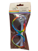 Season Of Love Pride Glasses Novelty Glasses Rainbow  Parade Gear - £10.18 GBP