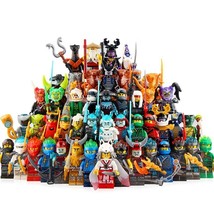 48pcs Collection Ninjago Forbidden Spinjitzu Ice Samurai Oni Masks Minifigures - £51.27 GBP