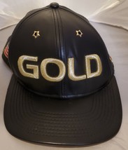 New Era 9Fifty Hat Gold.To the Victor Goes Gold. Black Leather- BUCKLE S... - £14.41 GBP