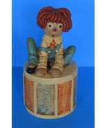 Cookie Jar/Twin Winton Style Mopsy Boy Raggedy Andy-Ceramic - $763.92 MXN