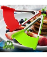 Clever Tongs 2 in 1 Spatula Kitchen Silicone Non Stick Heat Resistance N... - $14.92 CAD+