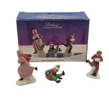 Dickens Victorian Collection Hawthorne Square Winter Fun Hand Painted Fine Porce - £9.16 GBP