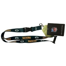 Green Bay Packers Lanyard Mojo Style 2-Sided Keychain NFL Official Merch - $8.80