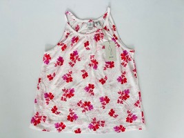 JOIE Floral Linen Tank White / Pink ( M ) - $89.07