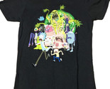 Adult Swim Rick &amp; Morty Cartoon T-shirt Tee Dark Gray Women’s Small S - £9.38 GBP