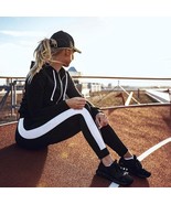 Women Yoga Running Sport Pants High Waist Workout Leggings Fitness Trousers - £18.42 GBP
