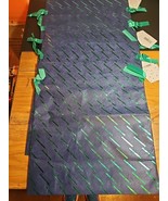 CTC Christine Taylor Collection XL Fabric Gift Bag Blue green 23&quot; lot of... - $376.03 MXN