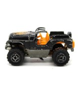 Vintage Majorette Black 4x4 Jeep 1984 France No 244 Golden Eagle - $9.99