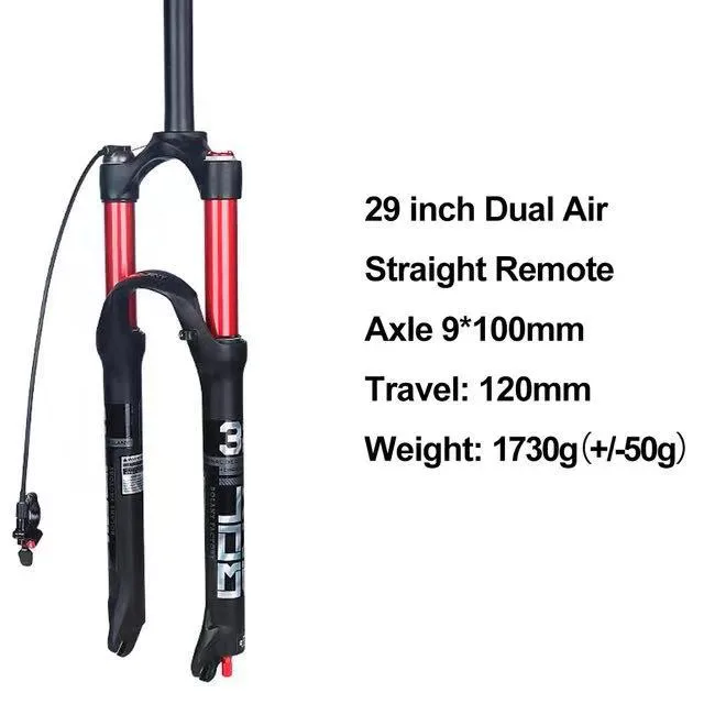 BOLANY MTB Suspension Rebound Adjustment Double Air Fork 26/27.5er/29er Inch Mag - £164.90 GBP