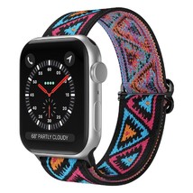 Worryfree Gadgets Pattern Nylon with Metal Adapter Band for Apple Watch 38/40/41 - £10.38 GBP
