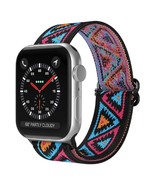 Worryfree Gadgets Pattern Nylon with Metal Adapter Band for Apple Watch ... - $246.21 MXN