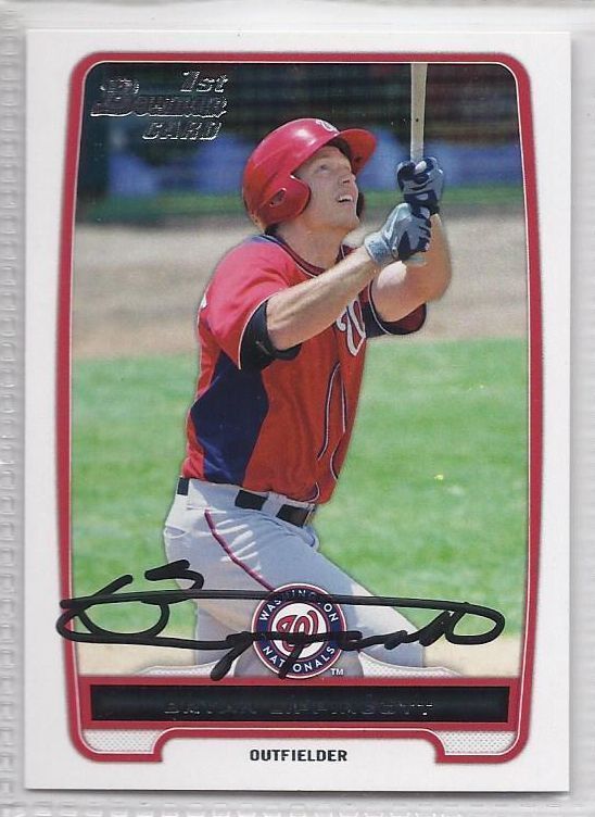 Primary image for Bryan Lippincott signed Autographed 2012 Bowman Draft Prospects Card