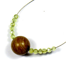 Peridot Picture Jasper Faceted Beads Briolette Natural Loose Gemstone Jewelry - £2.34 GBP