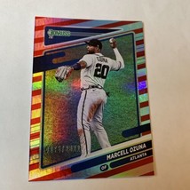 2021 Donruss Red #64 Marcell Ozuna Atlanta Braves 0075/2021 - £1.95 GBP