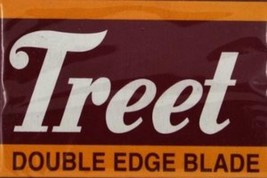 100 Treet Carbon Steel&quot;The Black Beauty&quot; Double Edge Safety Razor Blades - $9.85