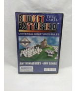 Budget Battlefield Universal Miniatures Rules DVD Sealed - £44.47 GBP
