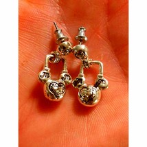 Vintage/Silver MICKEY MOUSE EARRINGS - $18.81