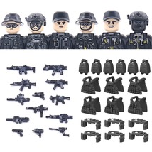 6PCS Modern City SWAT Ghost Commando Special Forces Army Soldier Figures K119D - £17.52 GBP
