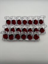 20pcs Verdissimo Preserved Standard PETITE  Roses Bundle (Red) Rose 2inX2in - €28,89 EUR