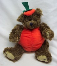 TY 1993 Attic Treasures JOINTED BEAR IN PUMPKIN COSTUME 8&quot; Plush STUFFED... - $16.34