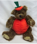 TY 1993 Attic Treasures JOINTED BEAR IN PUMPKIN COSTUME 8&quot; Plush STUFFED... - $22.34 CAD