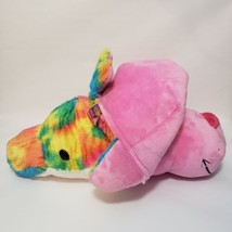Jay Play Flip a Zoo Plush Tessa Dolphin and Blushes Seal 18&quot; Rainbow &amp; Pink - £7.28 GBP