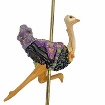 Mr Christmas Carousel Replacement Part Animal on 12 in Metal Pole Ostric... - £8.24 GBP