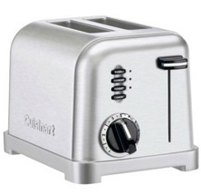 2-Slice Stainless Metal Toaster - £70.97 GBP