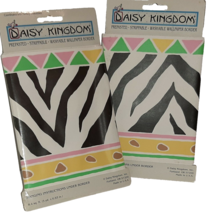 x2 DAISY KINGDOM Wallpaper Border Prepasted Jolly Jungle ZEBRA Nursery S... - $7.92