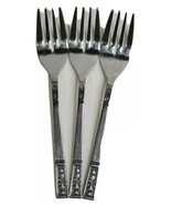 Stainless Steel Japan Salad Fork 3 Count Flatware Diamond Regal 6.25 inc... - £8.79 GBP