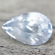 Natural White Sapphire | 2 Carat | 9.20x6.05 mm | Colourless Sapphire | Sapphire - £1,366.89 GBP