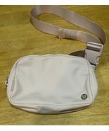 Lululemon Light Pink Belt Bag with Zipper and Adjustable Strap - $34.71 CAD