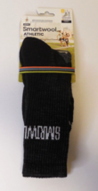 Smartwool Athletic Sport Crew Socks Black Mens Womens Large New Cushion - £17.06 GBP