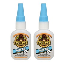 Gorilla Super Glue XL, 25 Gram, Clear, (Pack of 2) - £31.18 GBP