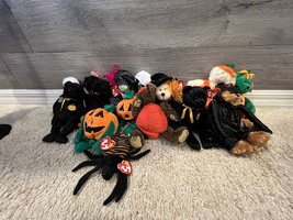 Lot of (15) Halloween Beanie Babies In Great Condition. From 1993 &amp; Up. ... - £35.91 GBP