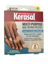 2 pk New Kerasal Multi-Purpose Nail Repair Patches - 14 Count ea -8 Hour Patch - $29.69